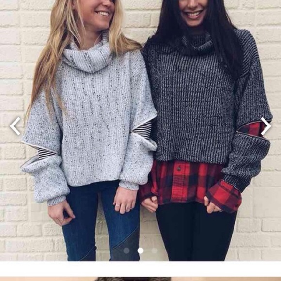 LF elbow zip sweater - Picture 3 of 3